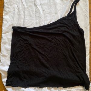 American Eagle soft & sexy RIB one shoulder tee